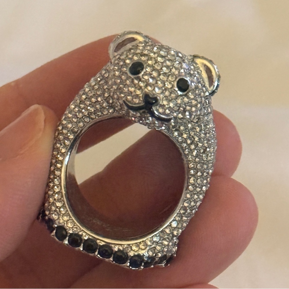 Kate Spade Silver Polar Bear Ring